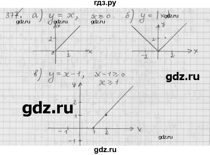 ГДЗ по алгебре 9 класс  Дорофеев   номер - 377, Решебник к учебнику 2015