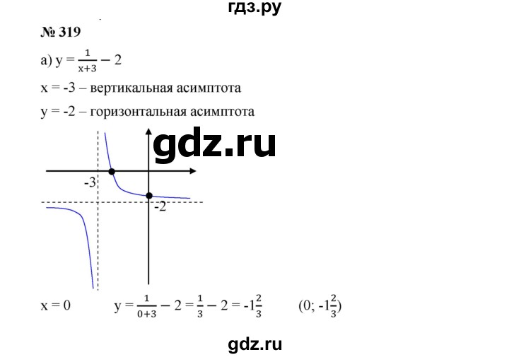 ГДЗ по алгебре 9 класс  Дорофеев   номер - 319, Решебник к учебнику 2019