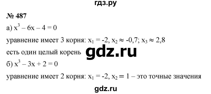 ГДЗ по алгебре 9 класс Дорофеев Базовый уровень глава 3 / упражнение - 3.146 (487), Решебник 2019