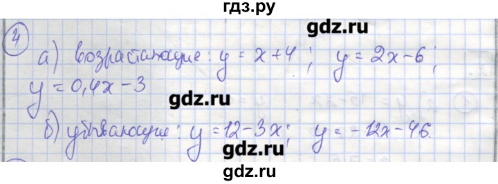 ГДЗ по алгебре 9 класс Миндюк рабочая тетрадь  параграф 2 - 4, Решебник