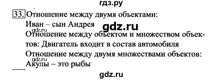 ГДЗ по информатике 6 класс  Босова рабочая тетрадь  номер - 33, решебник