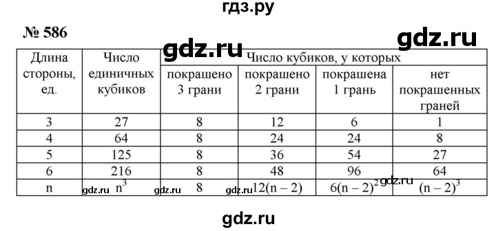 ГДЗ по алгебре 7 класс  Дорофеев   упражнение - 586, Решебник к учебнику 2020