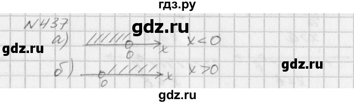 ГДЗ по алгебре 7 класс  Дорофеев   упражнение - 437, Решебник к учебнику 2016