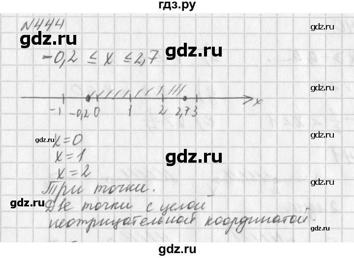 ГДЗ по алгебре 7 класс  Дорофеев   упражнение - 444, Решебник к учебнику 2016
