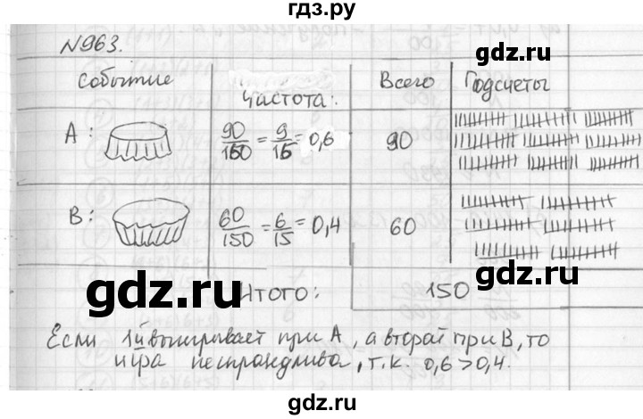 ГДЗ по алгебре 7 класс  Дорофеев   упражнение - 963, Решебник к учебнику 2016