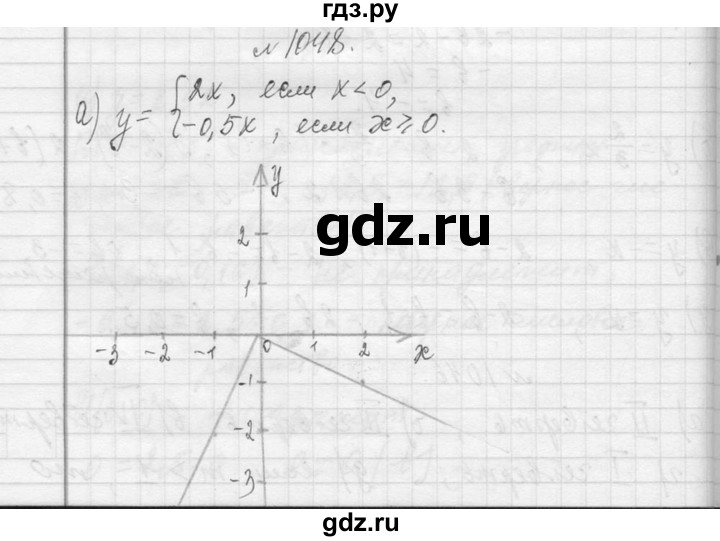 ГДЗ по алгебре 7 класс  Макарычев  Углубленный уровень упражнение - 1048, Решебник к учебнику 2013