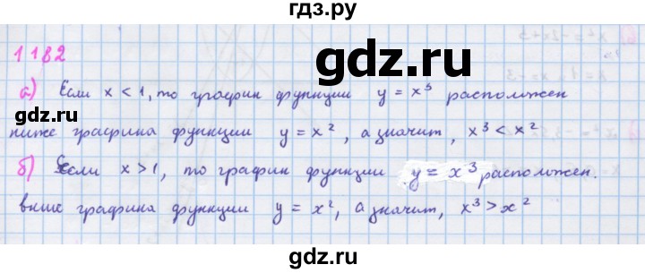 ГДЗ по алгебре 7 класс Макарычев Углубленный уровень упражнение - 1182, Решебник 2022 №1
