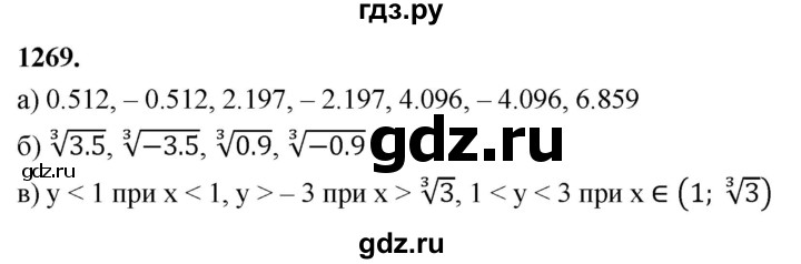 ГДЗ по алгебре 7 класс Макарычев Углубленный уровень упражнение - 1269, Решебник 2025