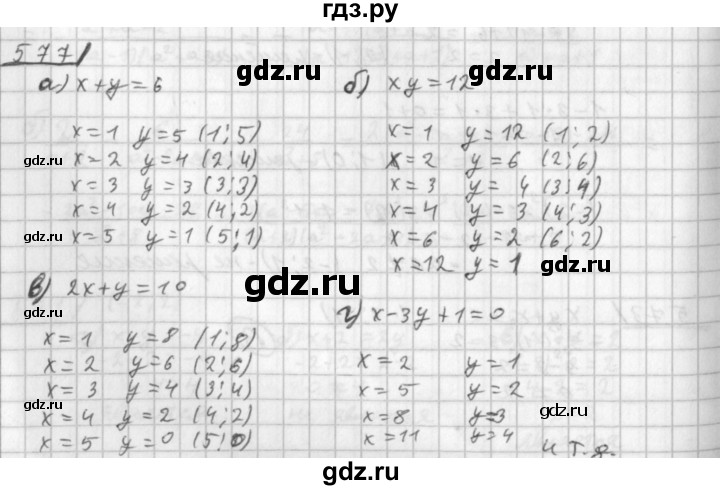 ГДЗ по алгебре 8 класс  Дорофеев   упражнение - 577, Решебник к учебнику 2014