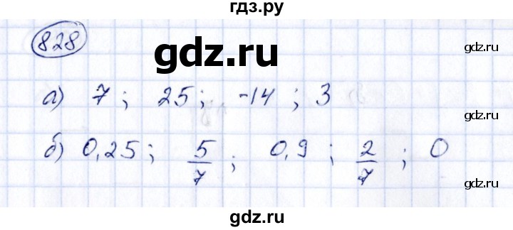 ГДЗ по алгебре 8 класс  Дорофеев   упражнение - 828, Решебник к учебнику 2014