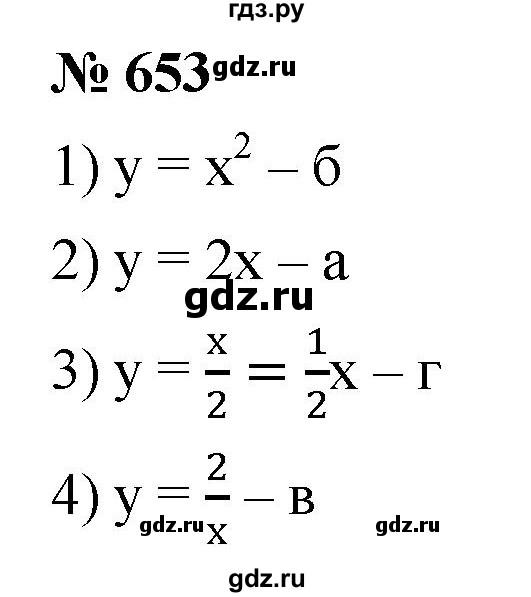 ГДЗ по алгебре 8 класс  Мерзляк   номер - 653, Решебник к учебнику 2019