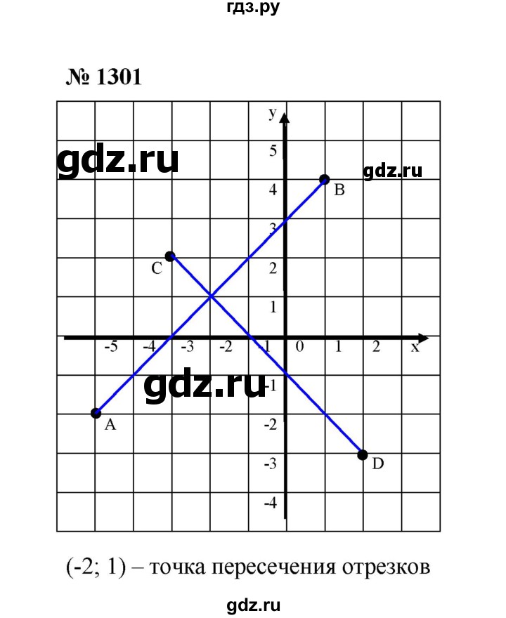ГДЗ по математике 6 класс  Мерзляк  Базовый уровень номер - 1301, Решебник №1 к учебнику 2020