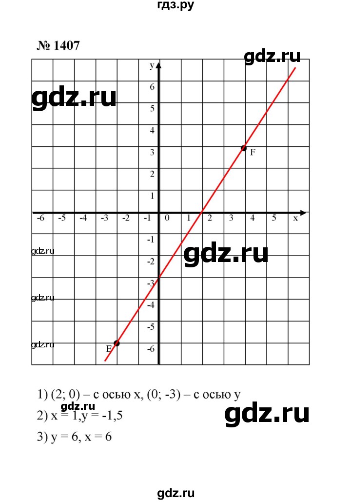ГДЗ по математике 6 класс  Мерзляк  Базовый уровень номер - 1407, Решебник №1 к учебнику 2020