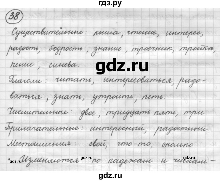 ГДЗ по русскому языку 7 класс Рыбченкова упражнение - 38, Решебник 2016