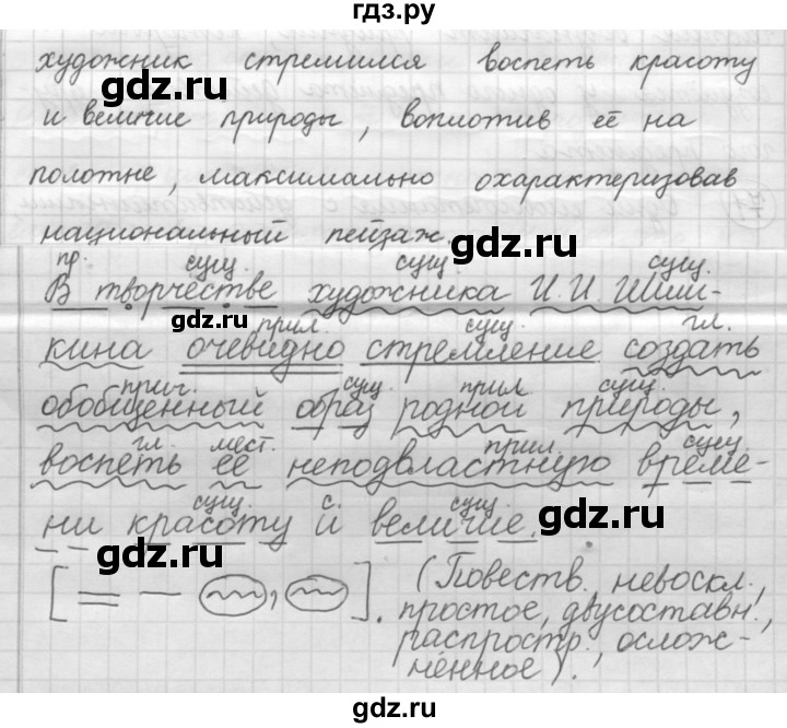ГДЗ по русскому языку 7 класс Рыбченкова упражнение - 72, Решебник 2016