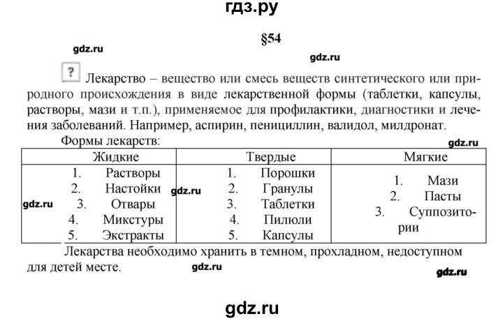 ГДЗ по химии 9 класс Кузнецова   вопрос внутри параграфа - §54, Решебник № 1