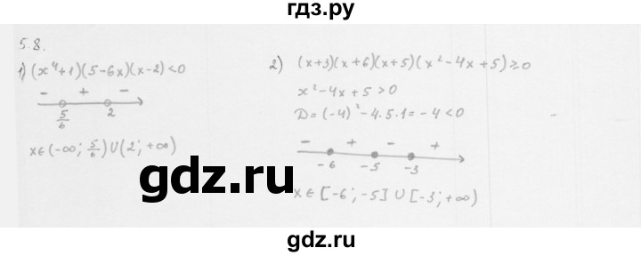 ГДЗ по алгебре 10 класс Мерзляк  Базовый уровень задание - 5.8, Решебник к учебнику 2013