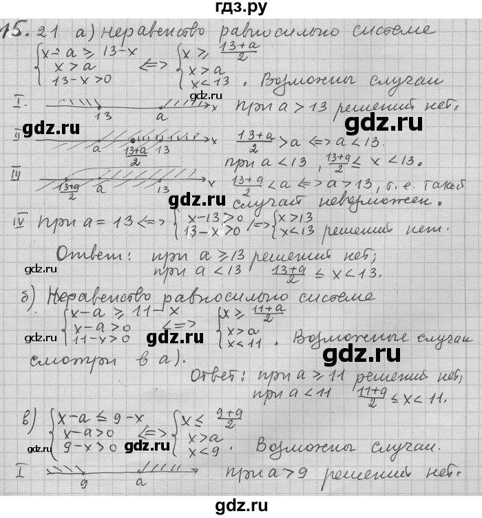 ГДЗ по алгебре 11 класс Никольский  Базовый и углубленный уровень номер / § 15 - 21, Решебник