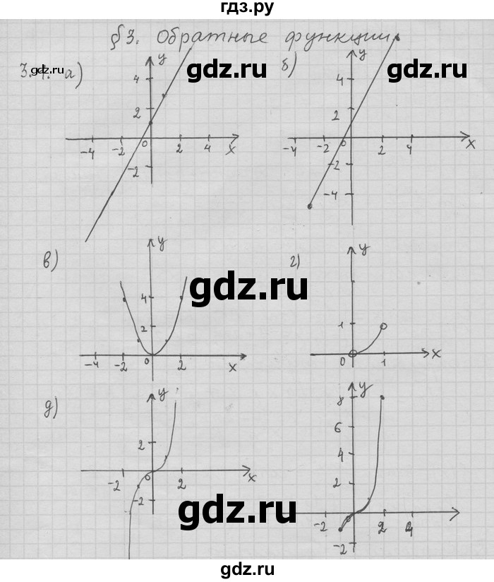 ГДЗ по алгебре 11 класс Никольский  Базовый и углубленный уровень номер / § 3 - 1, Решебник