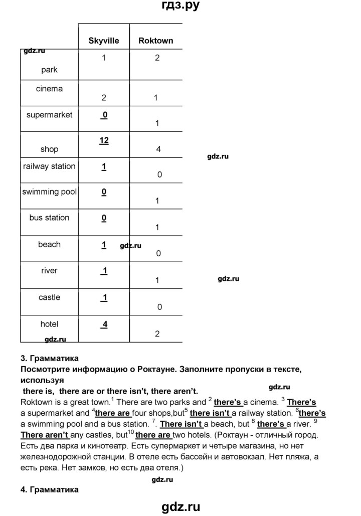ГДЗ по английскому языку 5 класс  Комарова рабочая тетрадь  страница - 8, Решебник №1