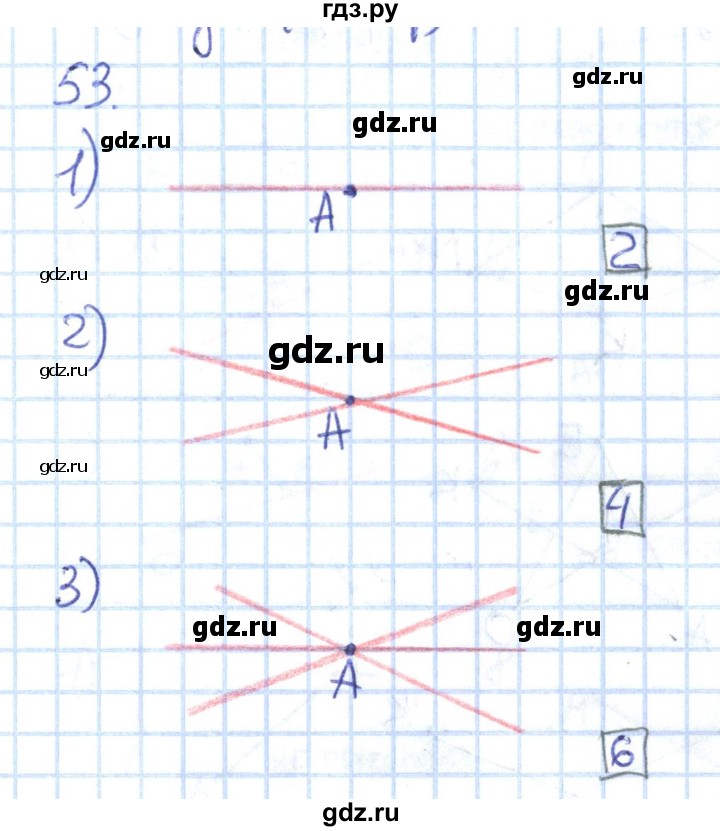 ГДЗ по математике 1 класс Истомина рабочая тетрадь часть 1. упражнение - 53, Решебник №1 2022