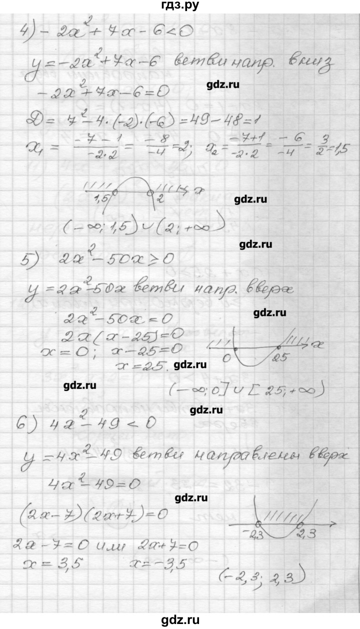 ГДЗ по алгебре 9 класс Мерзляк дидактические материалы  вариант 2 - 113, Решебник