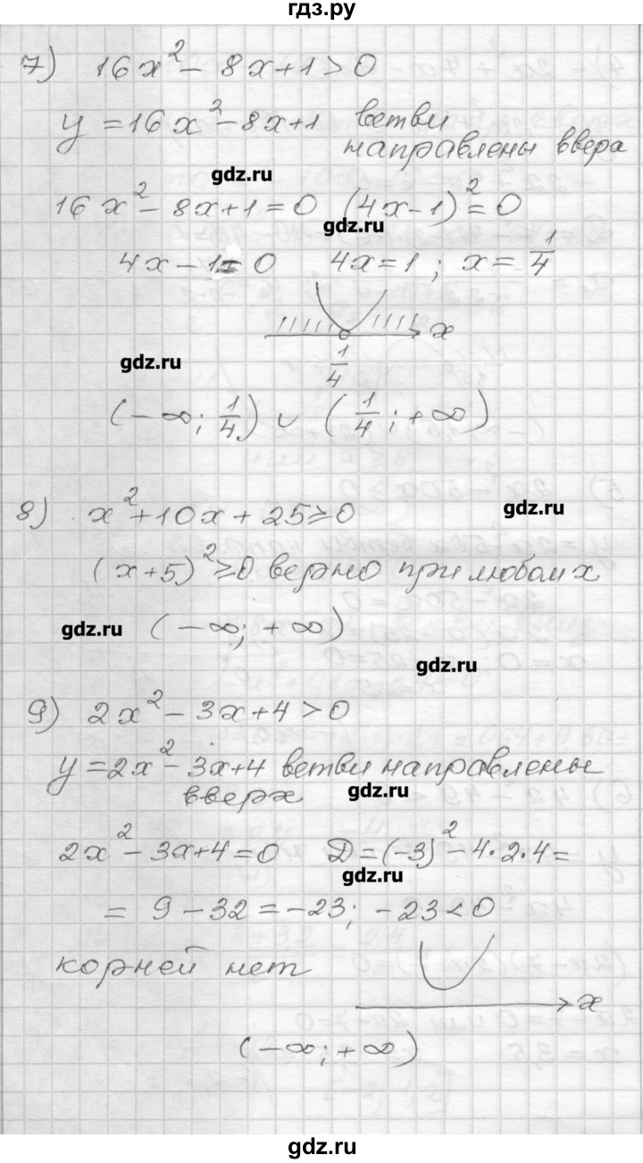 ГДЗ по алгебре 9 класс Мерзляк дидактические материалы  вариант 2 - 113, Решебник