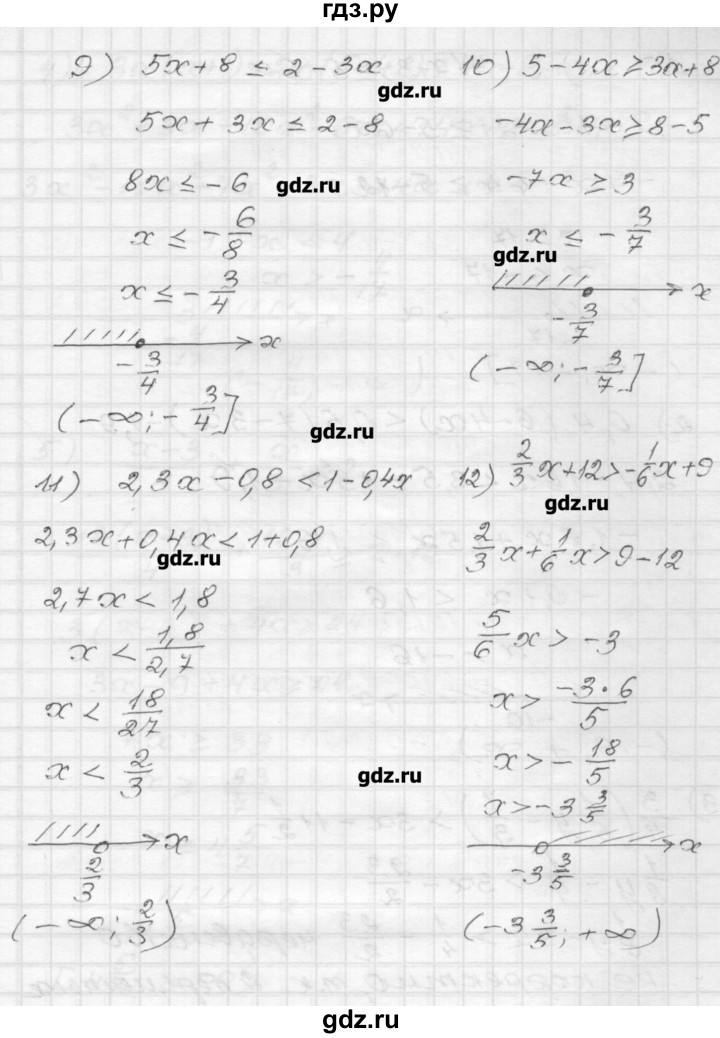 ГДЗ по алгебре 9 класс Мерзляк дидактические материалы  вариант 3 - 24, Решебник