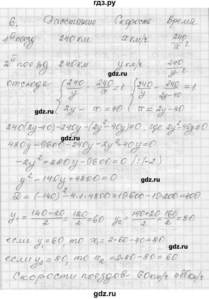 ГДЗ по алгебре 9 класс Мерзляк дидактические материалы  контрольная работа / вариант 2 - 4, Решебник