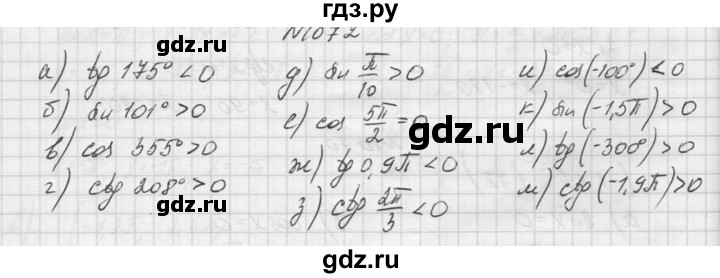 ГДЗ по алгебре 9 класс Макарычев  Углубленный уровень упражнение - 1072, Решебник к учебнику 2015