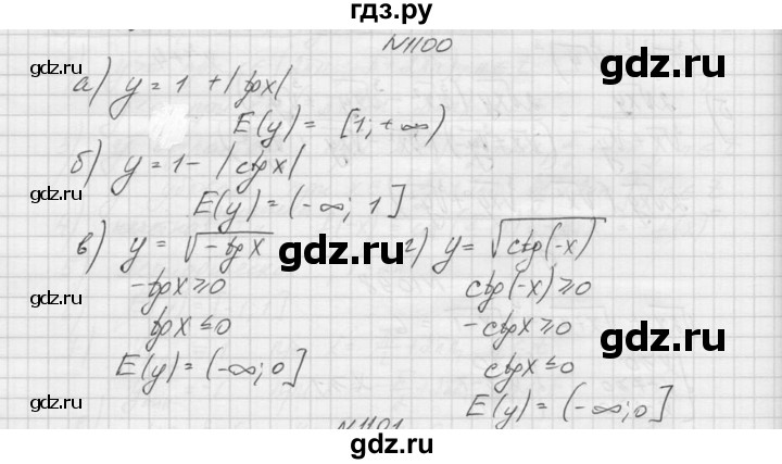 ГДЗ по алгебре 9 класс Макарычев  Углубленный уровень упражнение - 1100, Решебник к учебнику 2015