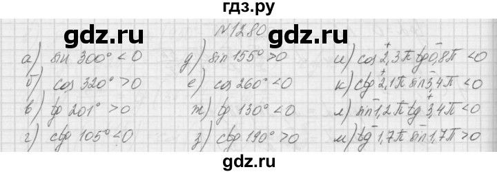 ГДЗ по алгебре 9 класс Макарычев  Углубленный уровень упражнение - 1280, Решебник к учебнику 2015