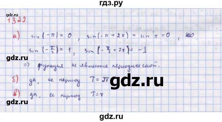 ГДЗ по алгебре 9 класс Макарычев  Углубленный уровень упражнение - 1322, Решебник к учебнику 2018