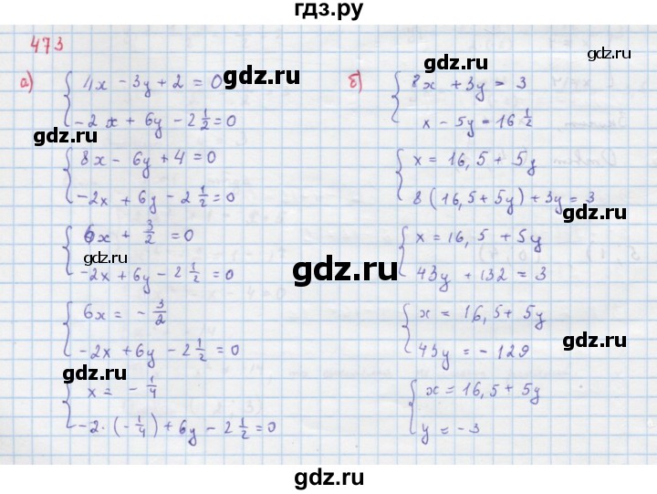ГДЗ по алгебре 9 класс Макарычев  Углубленный уровень упражнение - 473, Решебник к учебнику 2018