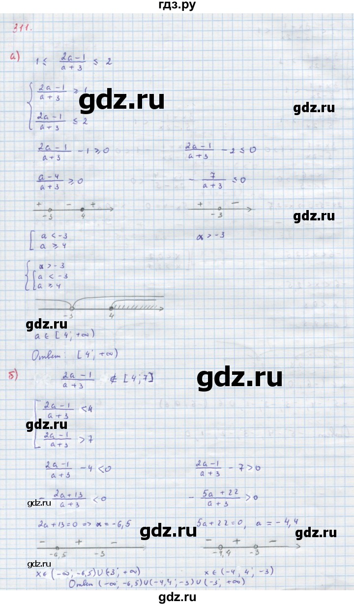 ГДЗ по алгебре 9 класс Макарычев  Углубленный уровень упражнение - 311, Решебник к учебнику 2022