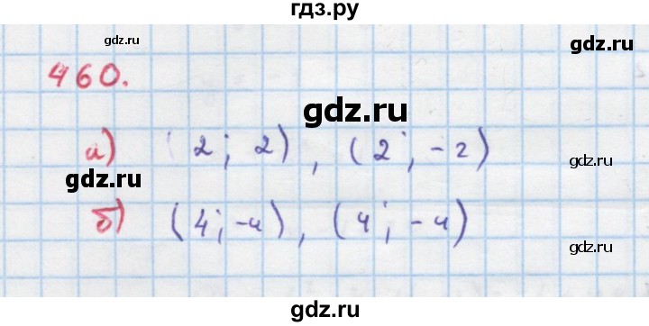 ГДЗ по алгебре 9 класс Макарычев  Углубленный уровень упражнение - 460, Решебник к учебнику 2022