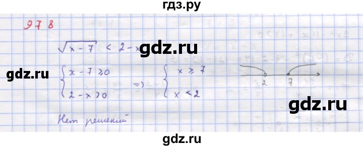ГДЗ по алгебре 9 класс Макарычев  Углубленный уровень упражнение - 978, Решебник к учебнику 2022
