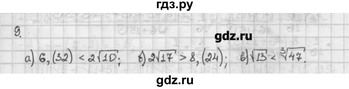 ГДЗ по алгебре 10 класс Никольский   задание для повторения - 9, Решебник
