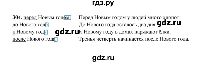 ГДЗ по русскому языку 2 класс  Соловейчик   упражнение - 304, Решебник 2023