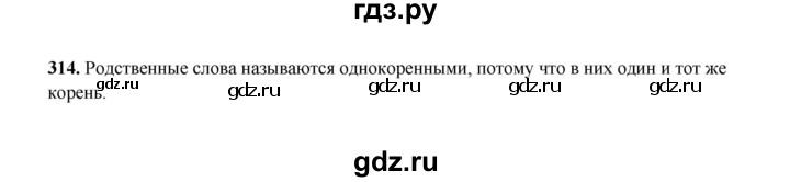 ГДЗ по русскому языку 2 класс  Соловейчик   упражнение - 314, Решебник 2023