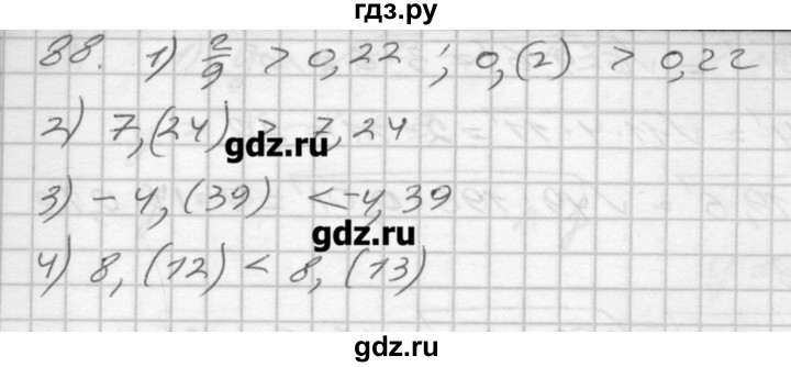 ГДЗ по алгебре 8 класс Мерзляк дидактические материалы  вариант 3 - 88, Решебник №1