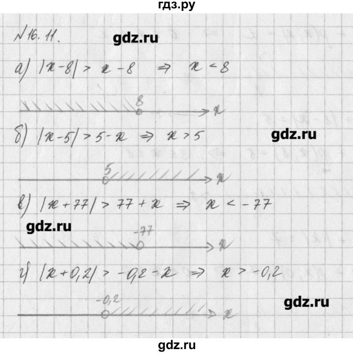 ГДЗ по алгебре 8 класс  Мордкович задачник Углубленный уровень § 16 - 11, Решебник №1