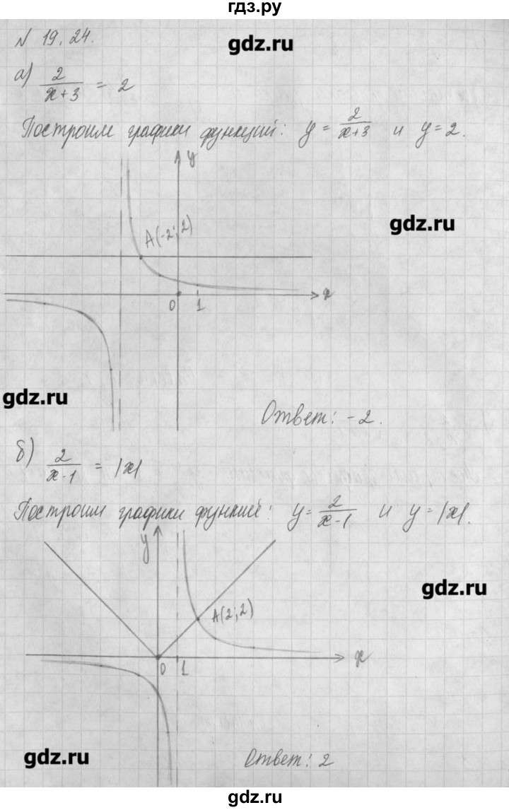 ГДЗ по алгебре 8 класс  Мордкович задачник Углубленный уровень § 19 - 24, Решебник №1