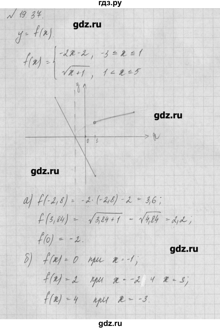 ГДЗ по алгебре 8 класс  Мордкович задачник Углубленный уровень § 19 - 37, Решебник №1