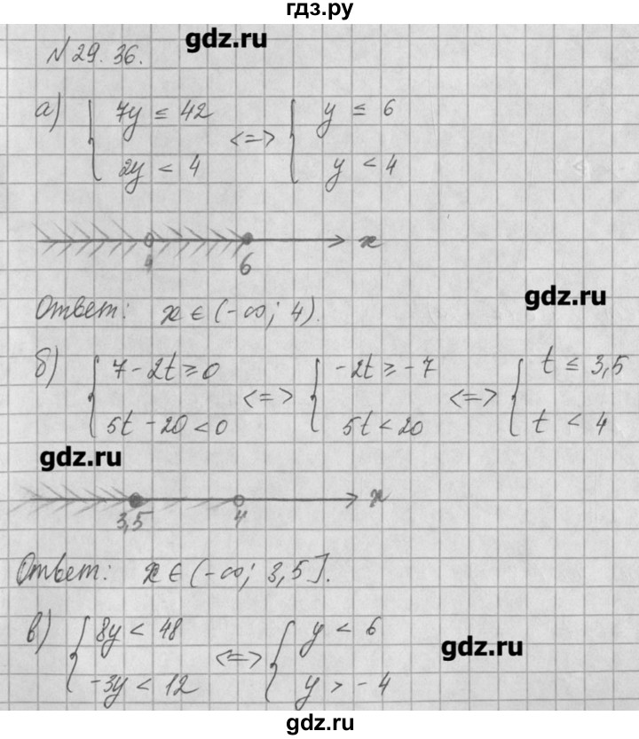 ГДЗ по алгебре 8 класс  Мордкович задачник Углубленный уровень § 29 - 36, Решебник №1