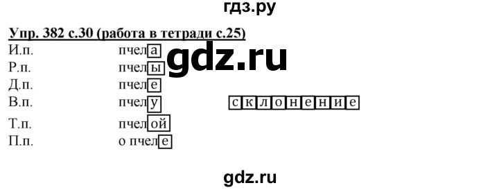 ГДЗ по русскому языку 4 класс Соловейчик упражнение - 382, Решебник 2016