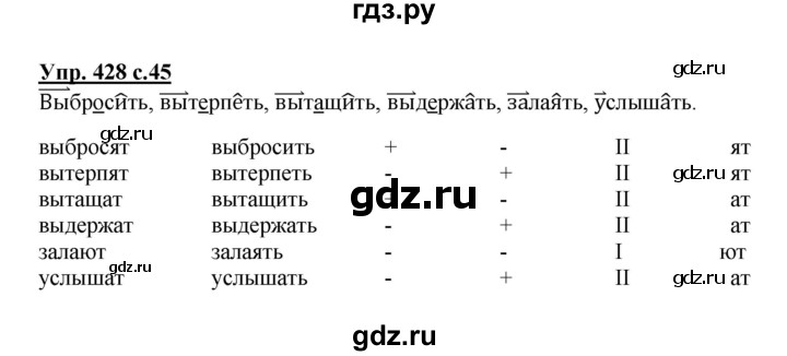 ГДЗ по русскому языку 4 класс Соловейчик упражнение - 428, Решебник 2016