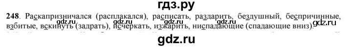 ГДЗ по русскому языку 5 класс Рыбченкова часть 1 / упражнение - 248, Решебник 2016