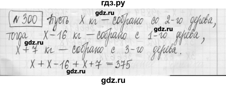 ГДЗ по математике 5 класс Гамбарин сборник  задач и упражнений  упражнение - 300, Решебник