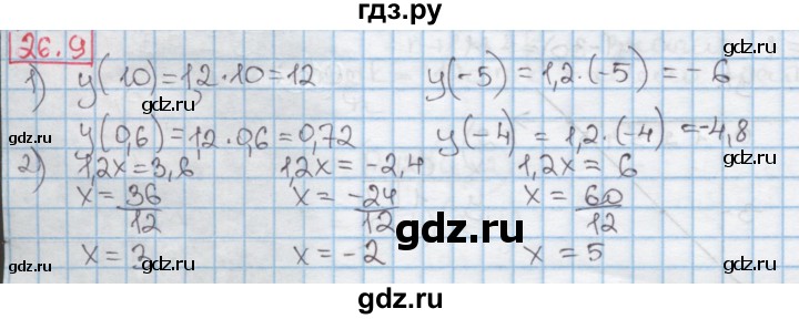 ГДЗ по алгебре 7 класс Мерзляк  Углубленный уровень § 26 - 26.9, Решебник №2 к учебнику 2016